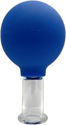 Schröpfglas aus Glas mit Saugball Ø 2.5 cm 