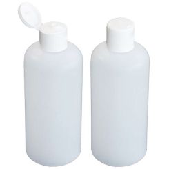 Behandlungsflasche 250ml mit Klappverschluss, milchig weiss 