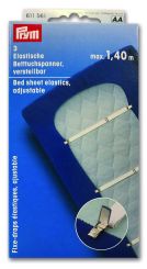 Betttuchspanner, elastisch, verstellbar, 3 Stk. 
