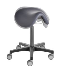Sattelhocker «Docy Kingston ERGO» extrahoch 58 - 77cm, bewegliche Sitzfläche 