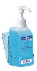 Wandhalterung aus Kunststoff transparent für 1'000 ml Sterillium-Flaschen 