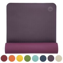 Yogamatte & Pilatesmatte «LOTUS PRO» Palm-Muster, 183 x 60 cm / 6 mm, TPE 