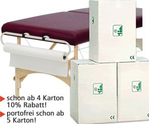 9 «ZellTop» Aerzterollen / Papierrollen  50m x 59cm - CE - 