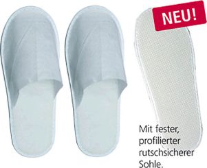 Einweg-Pantoffeln-Slipper Damen, Gr. 37 - 41 , 10 Paar 