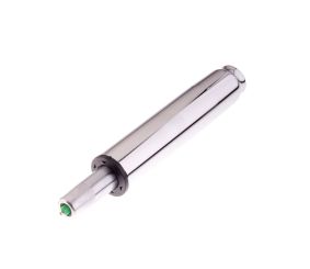 Bürostuhl-Gasfeder, Länge 230 mm, Hubbereich ca. 288 - 418 mm, Hub 130 mm, verchromt 