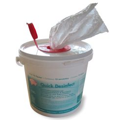 «Quick Desinfect®» Spendersystem für 70 Feuchttücher XL 