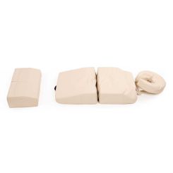 Body Support Cushion: Lagerungssystem mit Tasche, Blau oder Beige 