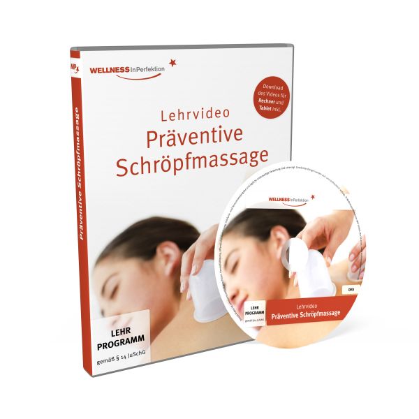 Lehrvideo DVD: «Präventive Schröpfmassage» 73 Min., inkl. Download-Link 