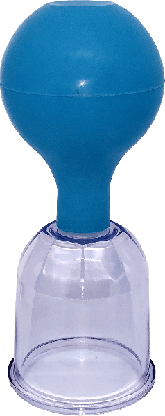 Acryl-Schröpfglas Ø 1.9 cm mit Saug-Ball 
