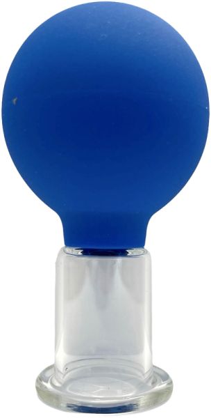 Schröpfglas aus Glas mit Saugball Ø 3.5 cm 