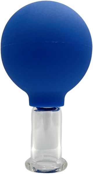 Schröpfglas aus Glas mit Saugball Ø 2.5 cm 