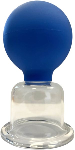 Schröpfglas aus Glas mit Saugball Ø 5.5 cm 