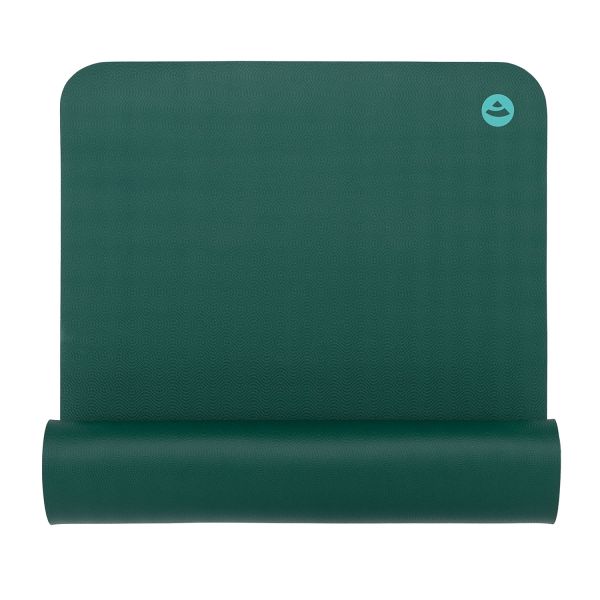 Naturkautschuk Yogamatte «EcoPro DIAMOND» 6mm dick, 185x60 cm/6mm Jungle Green