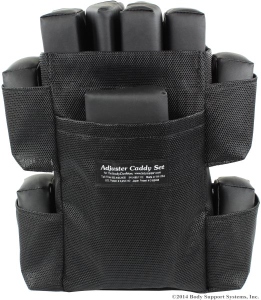BodyCushion «Justier-Set» 9-teilig. Keil- & Justierset in Stautasche 