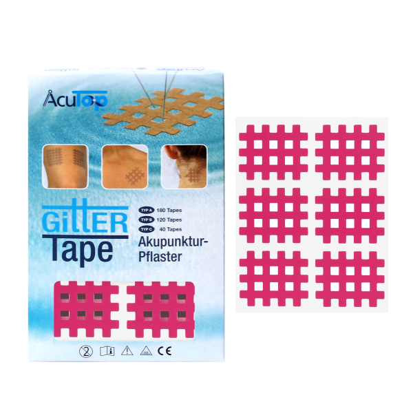 AcuTop Gitter-Tape, Typ B, Farbe Pink oder Blau 