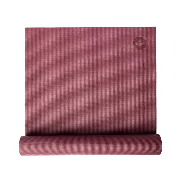 Yogamatte «ASANA Mat» 183 x 60 cm / 4,5 mm, PVC red plum