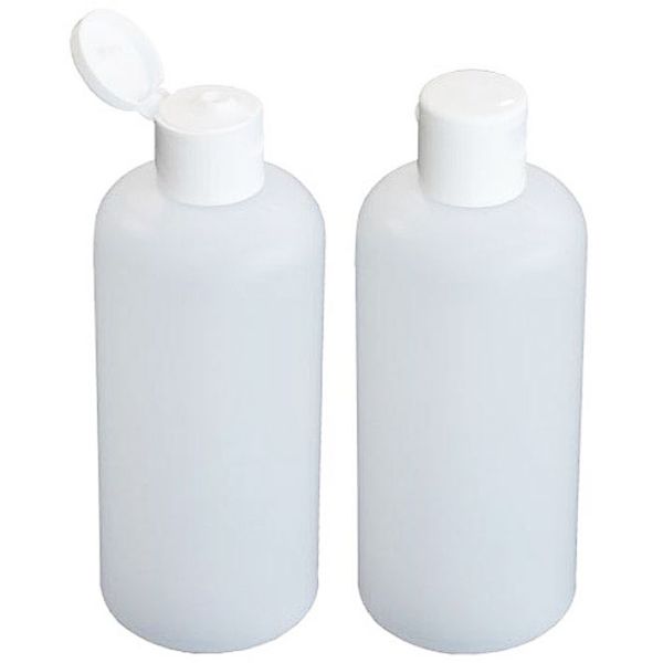 Behandlungsflasche 250ml mit Klappverschluss, milchig weiss 