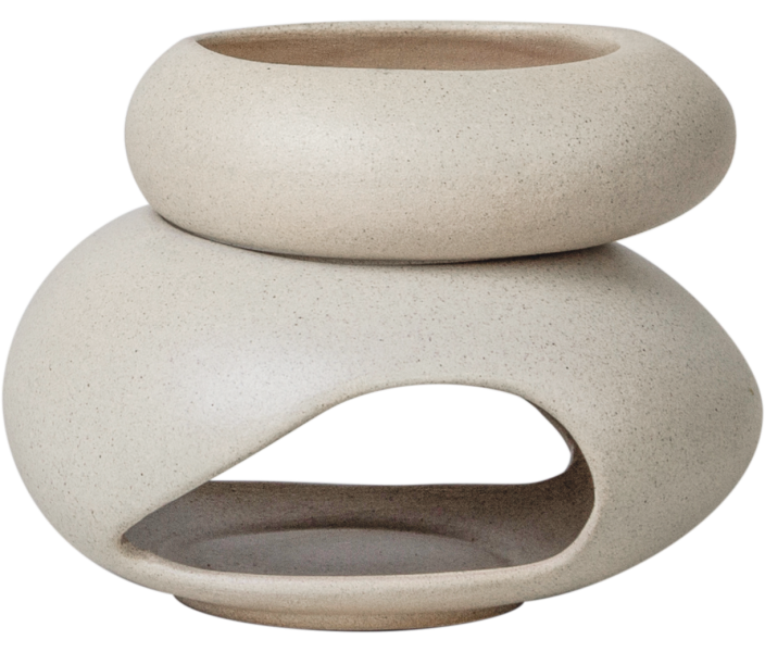 Duftlampe «Kyoto» beige 