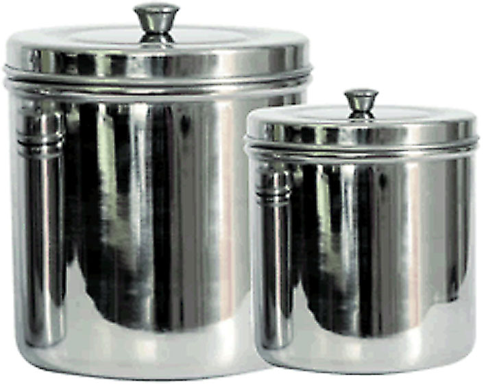 Edelstahlbehälter – aufgeräumt und sauber 