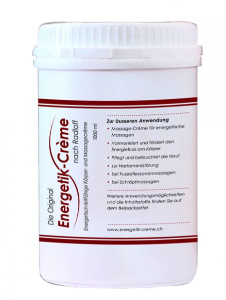 Energetik-Crème nach Radloff - das Original! 1000 ml Spardose