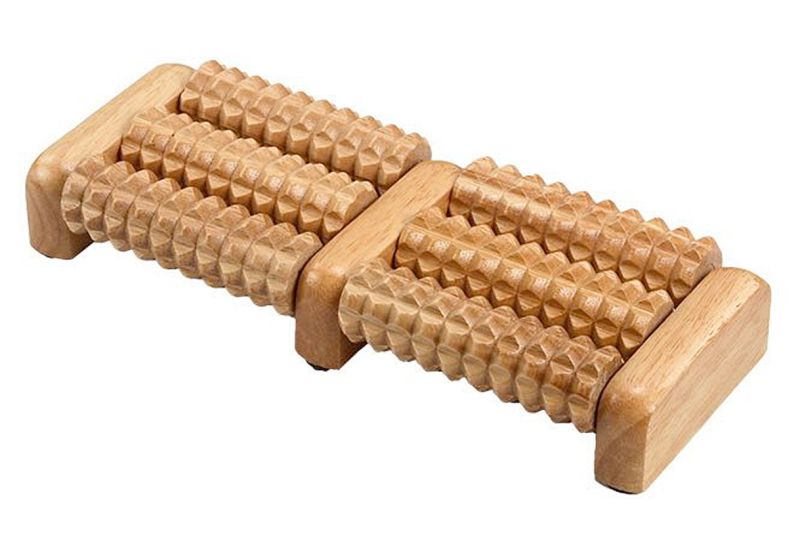 Fussmassageroller aus Holz – Wellness für die Füsse 
