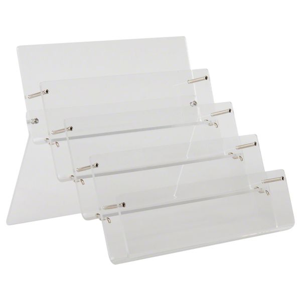 Ständer/Display für Geschenkgutscheine, Plexiglas, 4 Fächer 