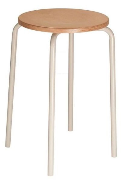 Gymnastikhocker mit Sitzfläche aus Holz 