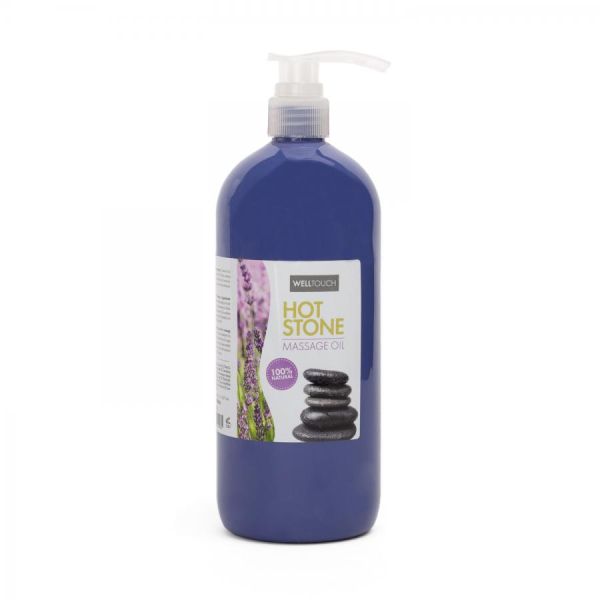 Hot Stone Massageöl von «WellTouch» 1 Ltr. Flasche