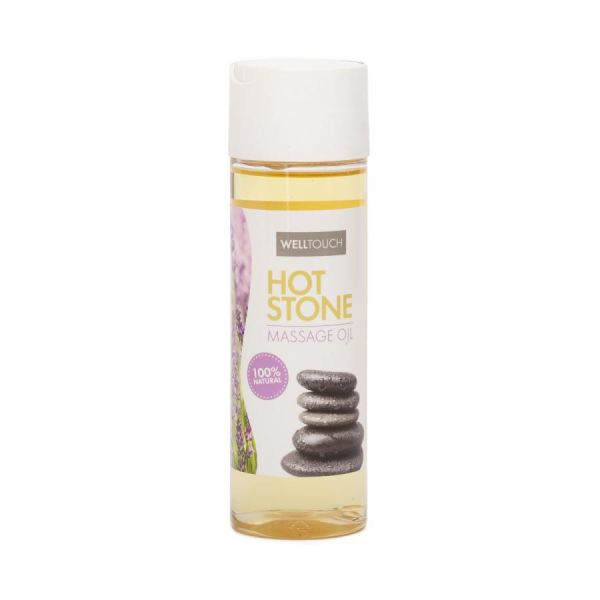 Hot Stone Massageöl von «WellTouch» 200 ml Flasche