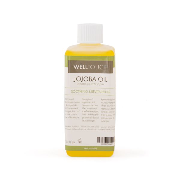 Jojoba-Massageöl 1. Kaltpressung von «WellToch» 250 ml Flasche