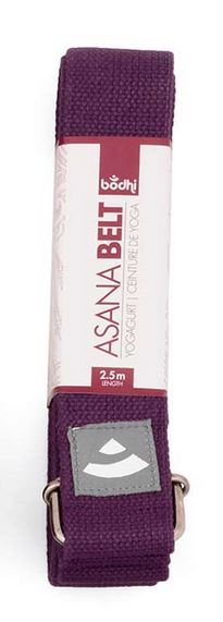 Yoga-Gurt «ASANA BELT» mit Schiebeschnalle lila