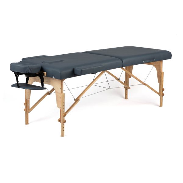 Koffer-Massageliege «Relax» Sparpaket von WellTouch Blaugrau