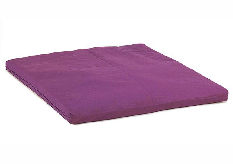 !!! SALE -30% !!! Meditationsmatte «Zabuton» 90 x 80 cm, made in Germany aubergine