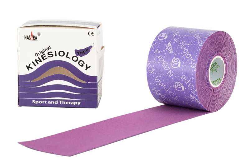 NASARA Kinesio-Tape - Rolle 5 cm x 5 m lavendel #bc4b92