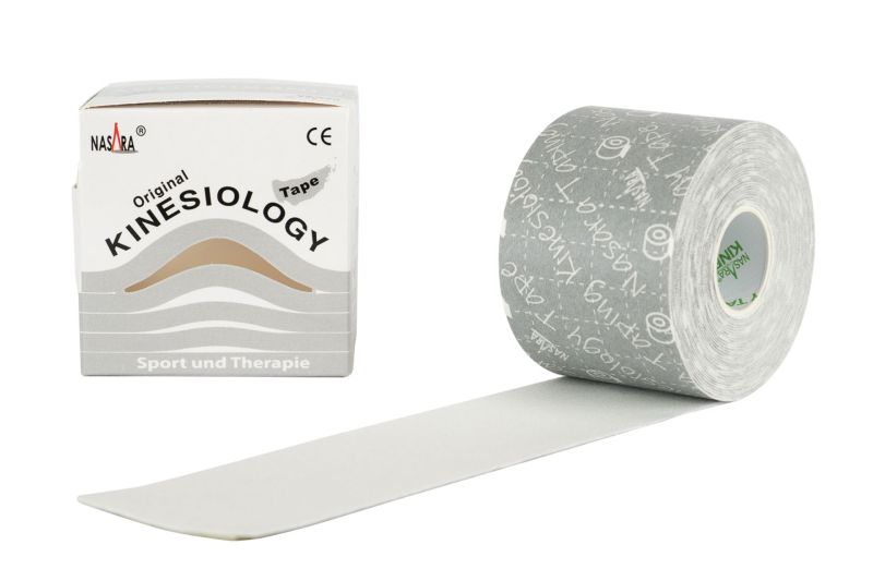 NASARA Kinesio-Tape - Rolle 5 cm x 5 m weiss #fdfdfd