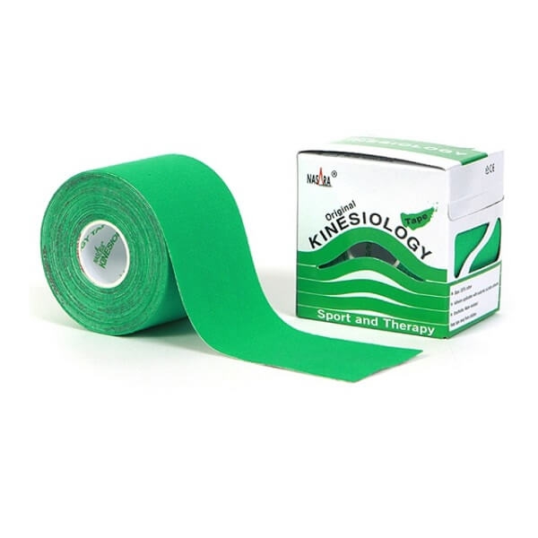 NASARA Kinesio-Tape - Rolle 5 cm x 5 m grün #15a03e