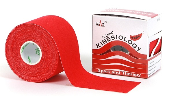 NASARA Kinesio-Tape - Rolle 5 cm x 5 m rot #d90011