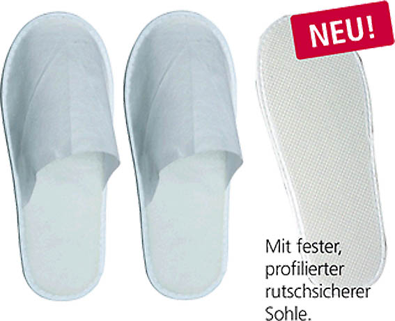 Einweg-Pantoffeln-Slipper Damen, Gr. 37 - 41 , 10 Paar 