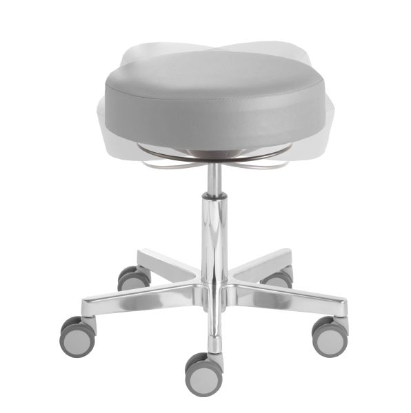 Rollhocker «Puffi Le Mans ERGO» Standard-Höhe 48 - 61cm 