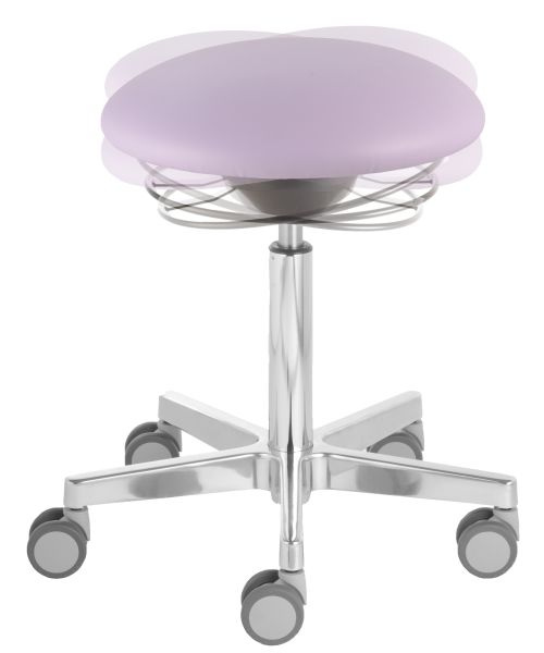 Rollhocker «Puffi Le Mans kvx ERGO» extrahoch 51 - 71cm 