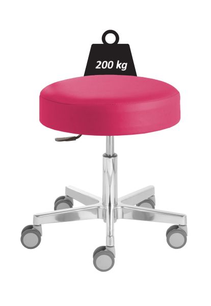 Rollhocker «Puffi Le Mans heavy» Standard-Höhe 48 - 61cm, für hohe Belastung 