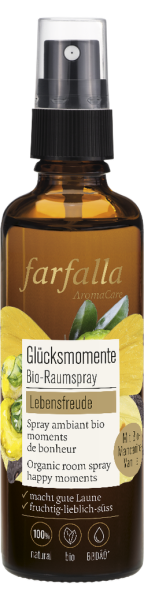 Bio-Aromaspray "Glücksmomente", Vanille-Mandarine, 75 ml 