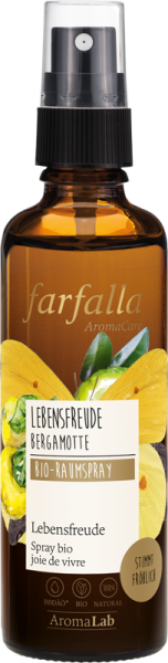 Bio-Aromaspray "Lebensfreude", Bergamotte, 75 ml 