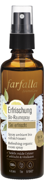 Bio-Aromaspray "Erfrischung", Zitrone, 75 ml Flacon mit Zerstäuber 