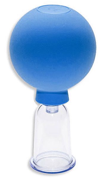 Acryl-Schröpfglas Ø 2.0 cm mit Saug-Ball 