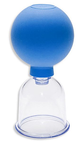 Acryl-Schröpfglas Ø 4.0 cm mit Saug-Ball 