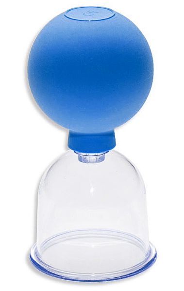 Acryl-Schröpfglas Ø 5.0 cm mit Saug-Ball 