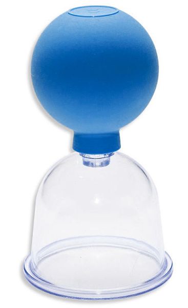 Acryl-Schröpfglas Ø 6.0 cm mit Saug-Ball 