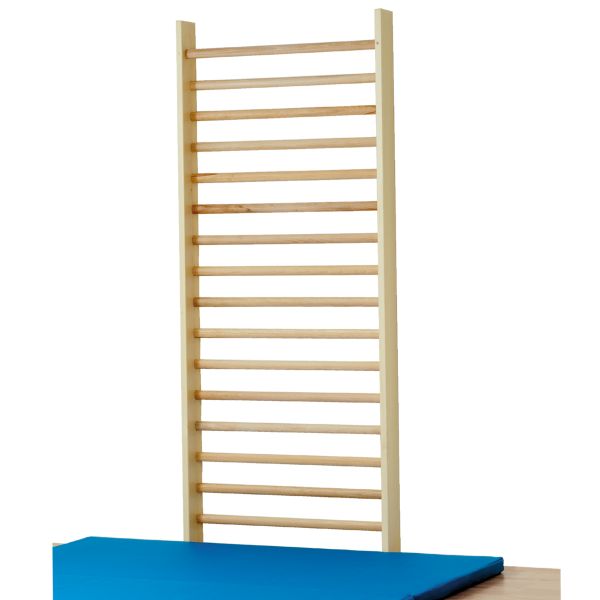 DIN Sprossenwand 240 x 100 cm OHNE Leerfeld, 16 Sprossen - CE - Nein - fertig zusammengebaut - Aufpreis CHF 86.-