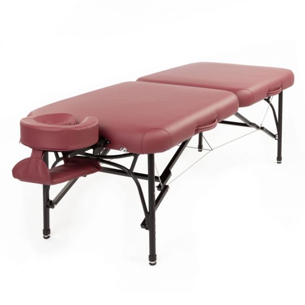 TAOline Koffer-Massageliege «Voyager Light» Sparpaket Burgund